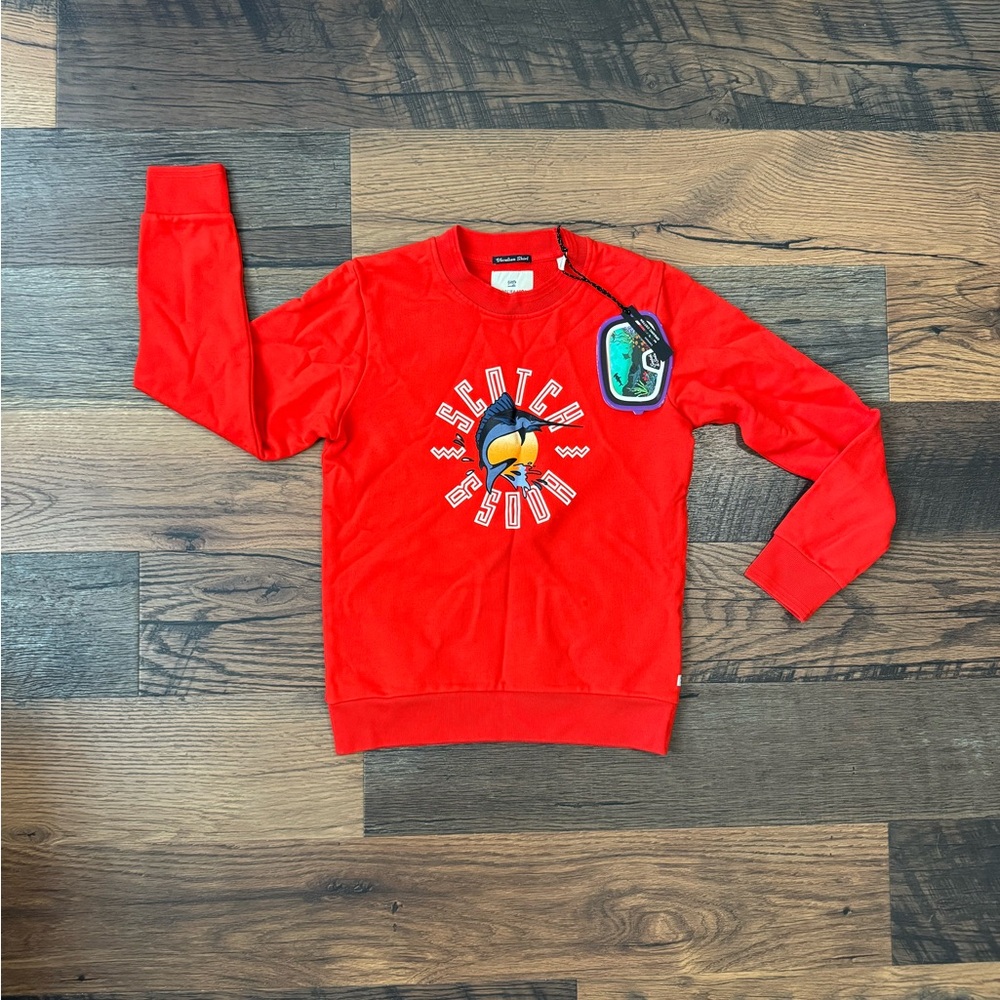🌟Scotch & Soda Red Crewneck Sweatshirt🌟